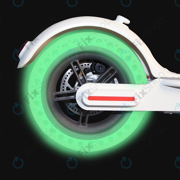 Xiaomi Mi Electric Scooter 1S, 2 M365, Essential, Pro, Pro 2 - Durable Full Tubeless Tire (Green Fluorescent)
