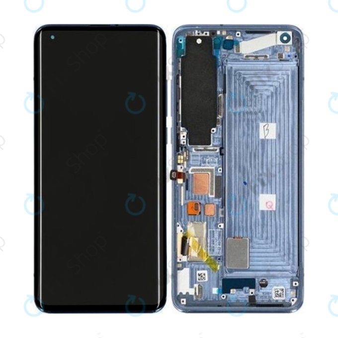 Xiaomi Mi 10 - LCD Display + Touch Screen + Frame (Twilight Grey) OLED