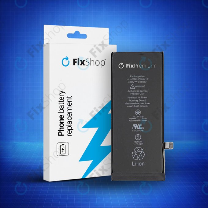 Battery for iPhone SE (2nd Gen 2020), 1821mAh, FixPremium