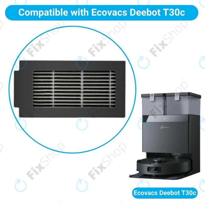 Ecovacs Deebot T30c, T30C Omni - Dust filter