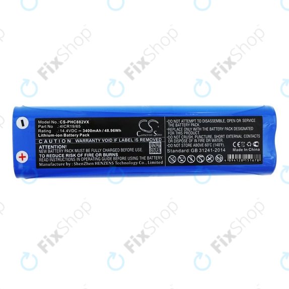 Philips SmartPro Active - Battery 4ICR19/65 Li-Ion 14.4V 3400mAh HQ