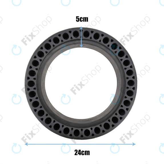 Xiaomi Mi Electric Scooter 1S, 2 M365, Essential, Pro, Pro 2 - Durable Full Tubeless Tire (Type 2) (Black)