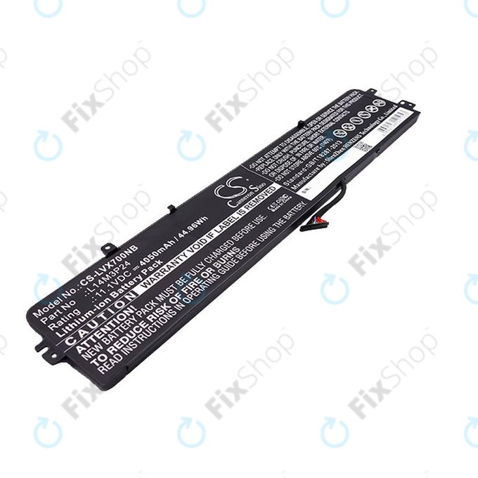 Battery for Lenovo Ideapad 700, Legion Y520, R720, 4050mAh, Li-Ion, 11.1V, L14M3P24, HQ