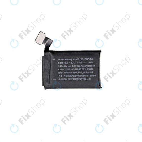 Battery for Apple Watch 3 38mm, 262mAh, GPS Version, Refurbished