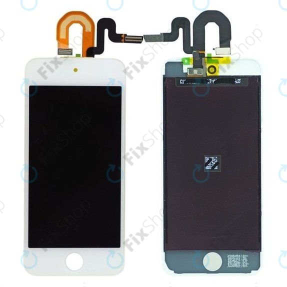 LCD Display for iPod Touch (5th Gen, 6th Gen, 7th Gen), White, Touch Screen with Frame