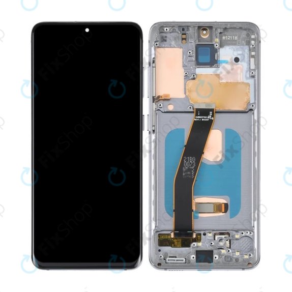 Samsung Galaxy S20 G980F - LCD Display + Touch Screen + Frame (Cosmic Grey) OLED