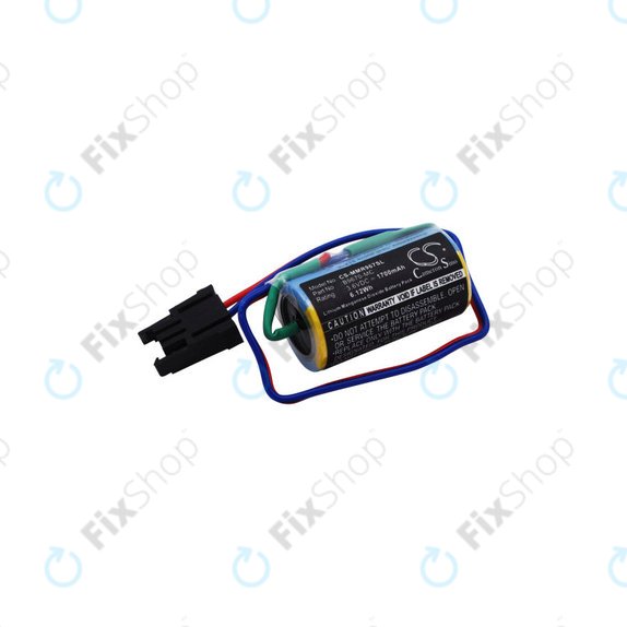 Battery for Mitsubishi Robot Control PLC, A RH, MR, 1700mAh, Li-MnO2, 3.6V, B9670-MC, HQ
