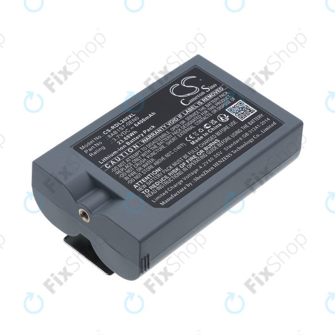 Battery for Ring Video Doorbell 2, 3, 4, 6400mAh, Li-Ion, 3.7V, 8AB1S7-0EN0, HQ