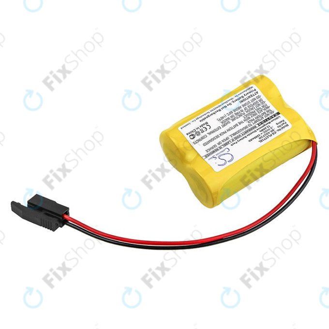 Battery for GE A06b-6093-K001, 2200mAh, Li-MnO2, 6V, BR-AGCF2W, HQ