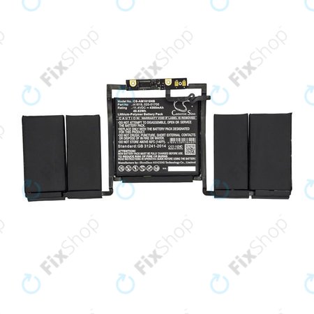 Accu MacBook Pro 15 Pouces 2016-2017 Batterie MacBook Pro A1706 13 - Modèle A1819 - 4450mAh - Certifiée - Garantie 24mois Batterie A1819 A1706 13 Pouces 2016 2017