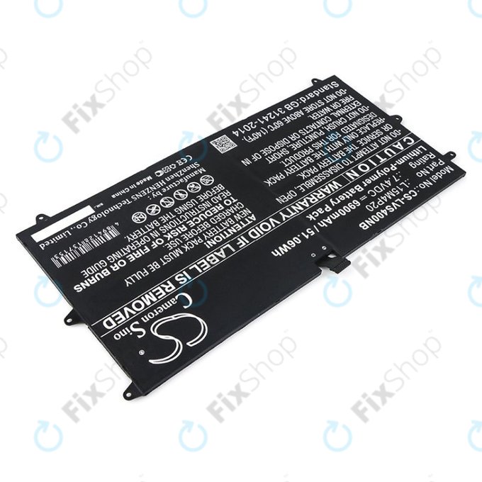 Battery for Lenovo Yoga 4S, 900S, 6900mAh, Li-Pol, 7.4V, L15M4P20, HQ