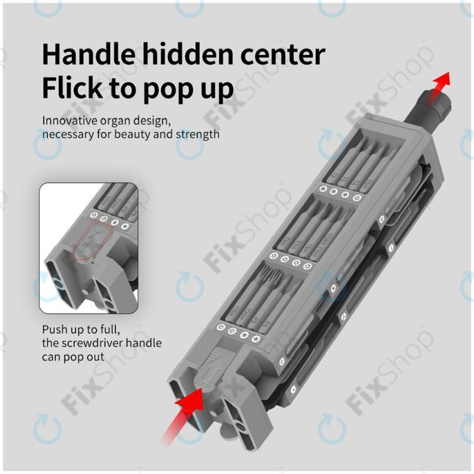 Kingsdun - Precission Screwdriver Set for Phone & PC Repair 44in1