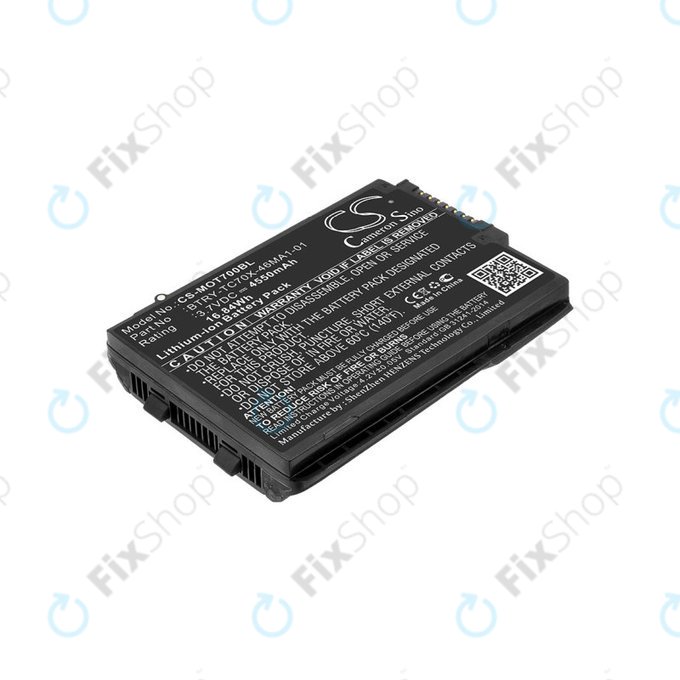 Battery for Motorola TC70, Motorola TC75, 4550mAh, Li-Ion, 3.7V, 82-171249-01, HQ