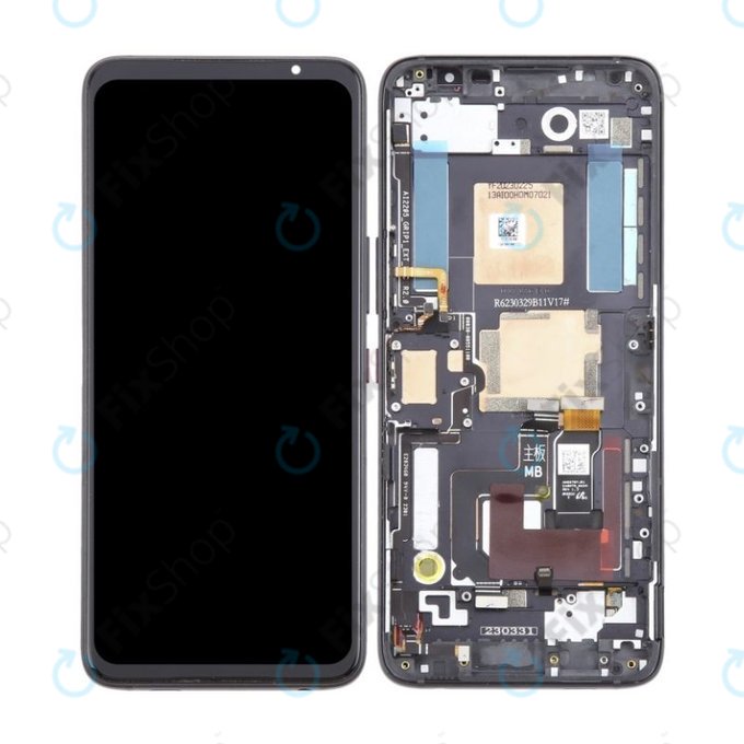 Asus ROG Phone 7 AI2205_C - LCD Display + Touch Screen + Frame (Phantom Black) OLED