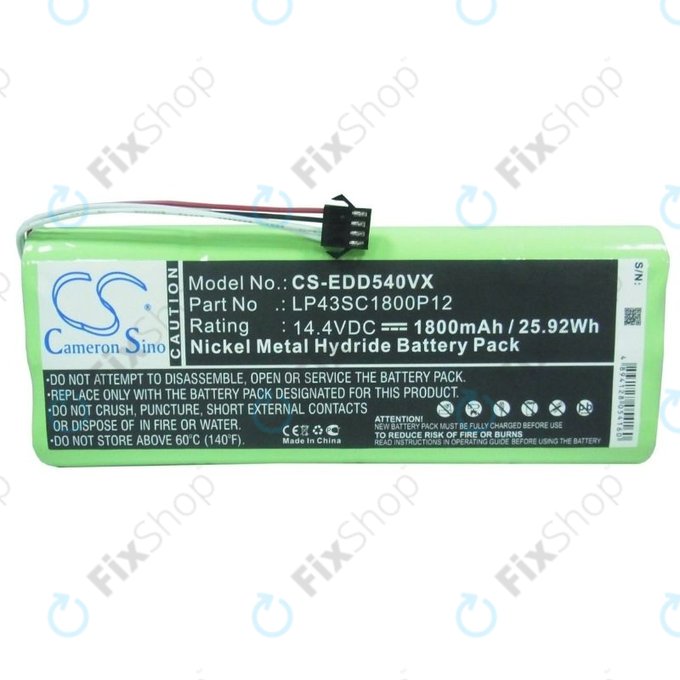 Ecovacs Deebot D-series - Battery LP43SC1800P12 Ni-MH 14.4V 1800mAh HQ