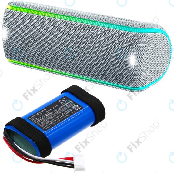 Battery for Sony SRS-XB31, 3000mAh, Li-Ion, 7.4V, ST-06, HQ