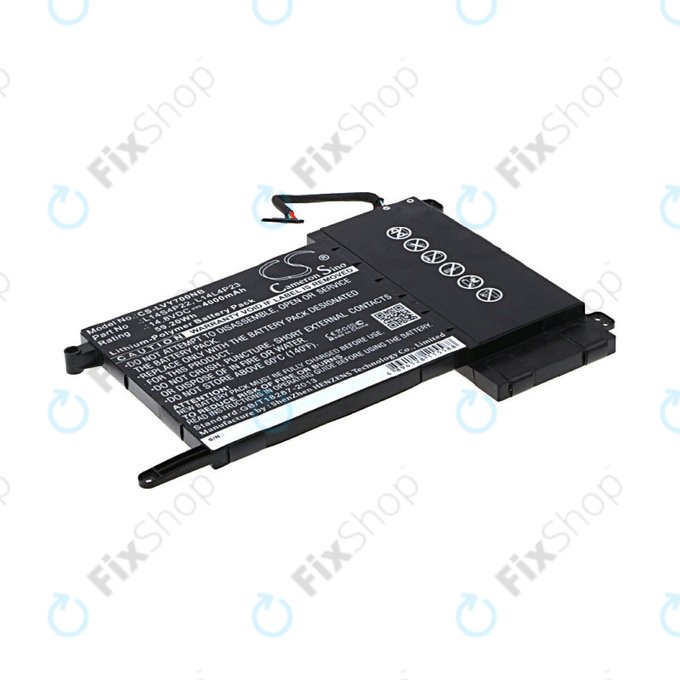 Battery for Lenovo Eraser Y700, IdeaPad Y700, 4000mAh, Li-Pol, 14.8V, L14S4P22, HQ