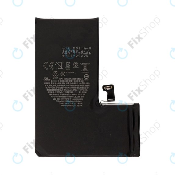 Battery for iPhone 15 Pro, 3274mAh, A3011, Service Pack