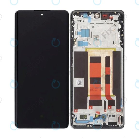 Oppo Reno 10 CPH2531 - LCD Display + Touch Screen + Frame (Silvery Grey) OLED