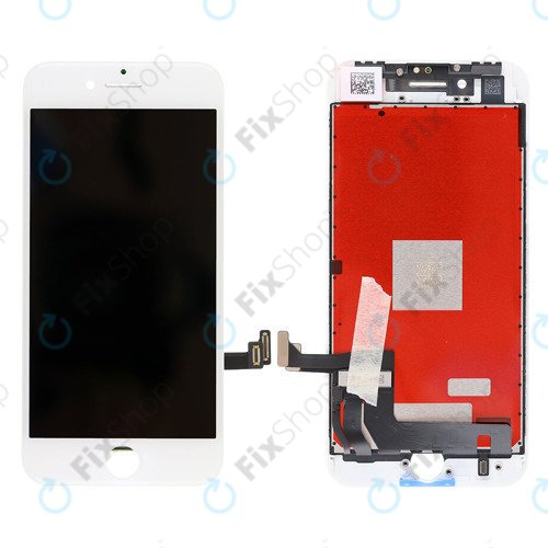 Apple iPhone 8 - LCD Display + Touch Screen + Frame (White) - Genuine Service Pack 661-08934, 661-09081