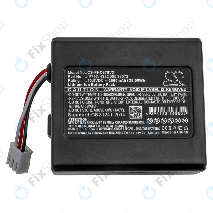 Philips SmartPro Easy - Battery IP797, 4322 005 38072 Li-Ion 10.8V 2600mAh HQ