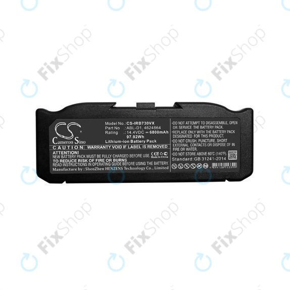 iRobot Roomba e-series, i-series - Battery ABL-D1, 4624864, ABL-D2 Li-Ion 14.4V 6800mAh HQ