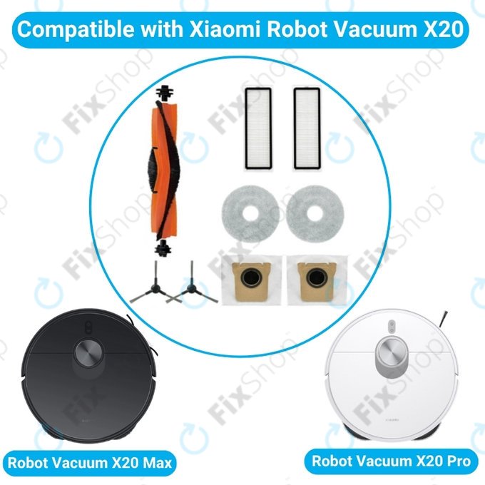Xiaomi Robot Vacuum X20 Max, X20 Pro - Complete set
