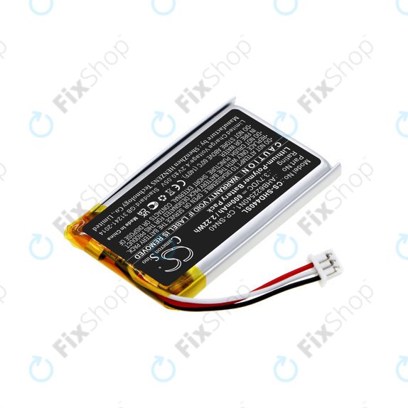 Battery for Sennheiser Momentum 2.0, 3.0, Urbanite XL, 600mAh, Li-Pol, 3.7V, AHB622540N1, HQ