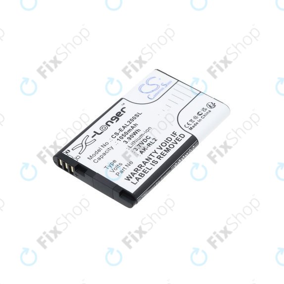 Battery for Emporia Essence Plus, Talk comfort, V20, 1050mAh, Li-Ion, 3.7V, AK-RL2, HQ