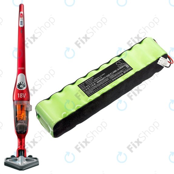 Rowenta Air Force Extreme RH-series, Tefal TY-series - Battery RS-RH5233 Ni-MH 18.0V 3000mAh HQ