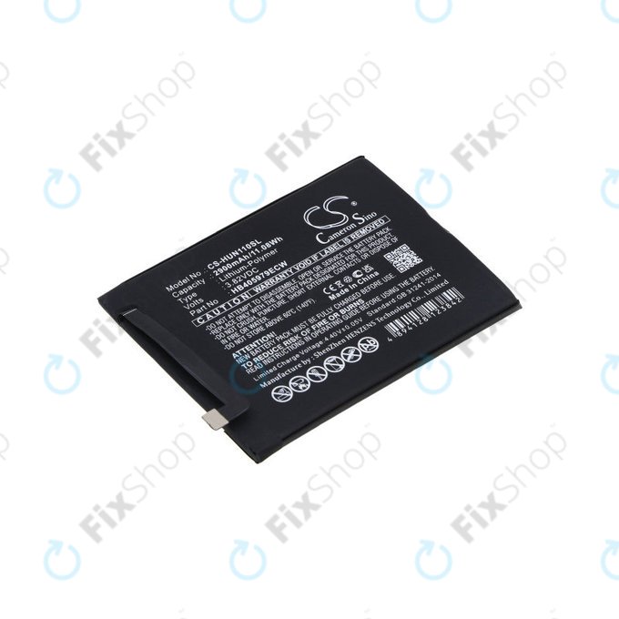 Battery for Huawei Y5, Y6, 2900mAh, Li-Pol, 3.82 V, HB405979ECW, HQ