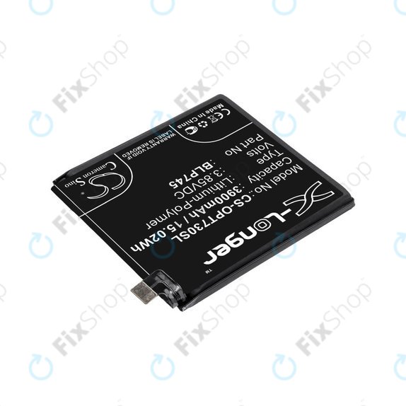 Battery for OnePlus 7T Pro, 3900mAh, Li-Pol, 3.85 V, BLP745, HQ
