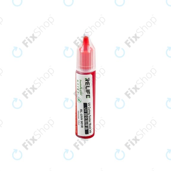 Relife RL-UVH901R - UV Curable Solder Mask - 10ml (Red)