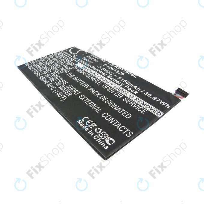 Battery for Asus Transformer Book T100, 8150mAh, Li-Pol, 3.8V, C12N1320, HQ