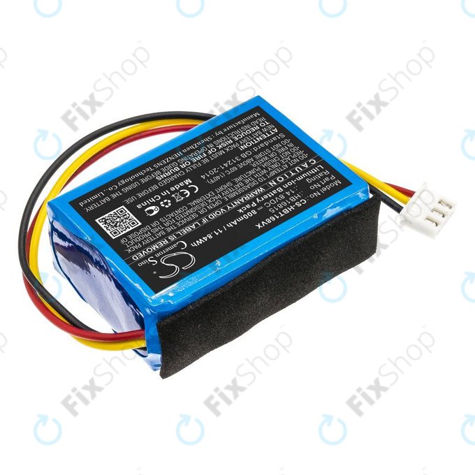 Battery for Hobot 168, 188, 198, 268, 288, 298, 368, 388, 800mAh, Li-Ion, 14.8V, HB16815, HQ