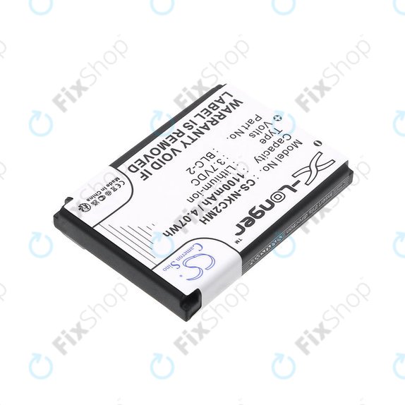 Battery for Nokia 3310, 3330, 1220, 1260, 3560, 5510, 6650, 6800, BLC-2, Li-ion, 3.7V, 1100mAh, HQ