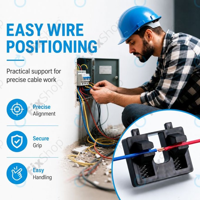 Adjustable wire holder for soldering