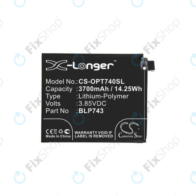 OnePlus 7T - Battery BLP743 3700mAh HQ