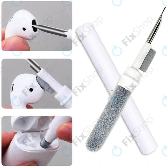 Cleaning Pen for Wireless Earphones, White
