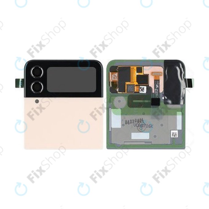 Samsung Galaxy Z Flip 4 F721B - LCD Display + Touch Screen + Frame (External) (Pink Gold) - GH97-27947C Genuine Service Pack