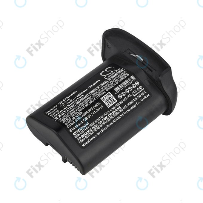 Battery for Canon 1D Mark 3, EOS-1D MarkIII, Mr-14ex, 2600mAh, Li-Ion, 11.1V, LP-E4N, HQ