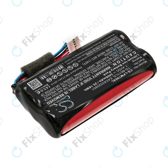 Battery for LG Music Flow P7, Xboom Go PK7, 3400mAh, Li-Ion, 7.4V, TD-Bb11LG, HQ