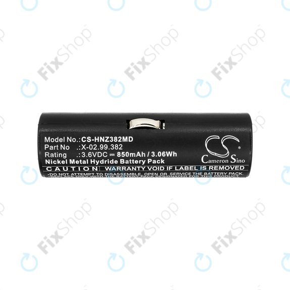 Battery for Heine Beta Handles, Heine Ophthalmoscope Beta 200, 850mAh, Ni-MH, 3.6V, X-02.99.382, BATT/110904-A1, HQ