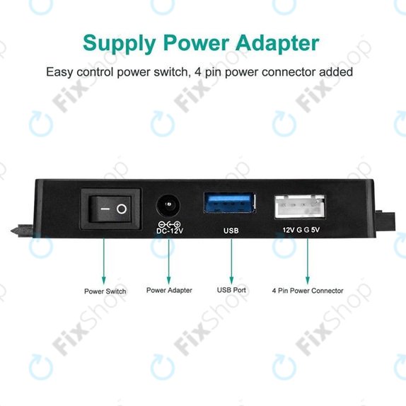 USB 3.0 to SATA / IDE adapter for 2.5" and 3.5" HDD/SSD and optical drives