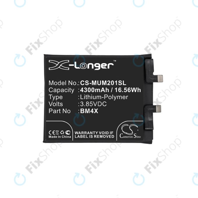 Xiaomi Mi 11 - Battery BM4X 4300mAh HQ