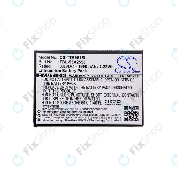 Battery for TP-Link M7350, 1900mAh, Li-ion, 3.8V, TBL-55A2550, HQ
