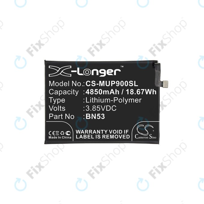 Xiaomi Redmi Note 9 Pro - Battery BN53 4850mAh HQ