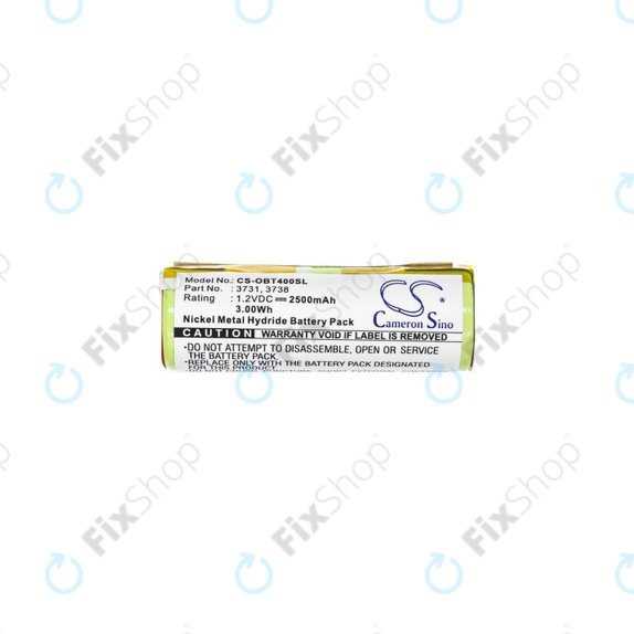 Battery for Oral-B Professional Care, Triumph, 2500mAh, Ni-MH, 1.2V, 3731, HQ
