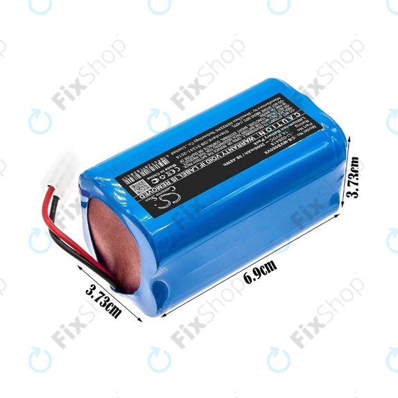 Xiaomi Essential (Mijia G1), Flyco FC-series, myVacBot SN500, Panasonic MC-series, Phicomm X3, Puppy R-series - Battery Li-026418 Li-Ion 14.8V 2600mAh HQ