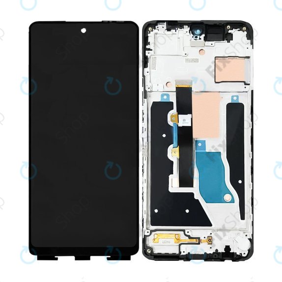 Infinix Note 30 VIP - LCD Display + Touch Screen + Frame (Magic Black) TFT